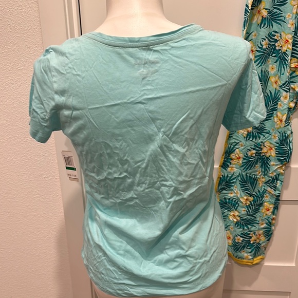 NWT Yarn & Sea Morning Sunshine Blue T-Shirt/Pajama Top - Picture 4 of 8